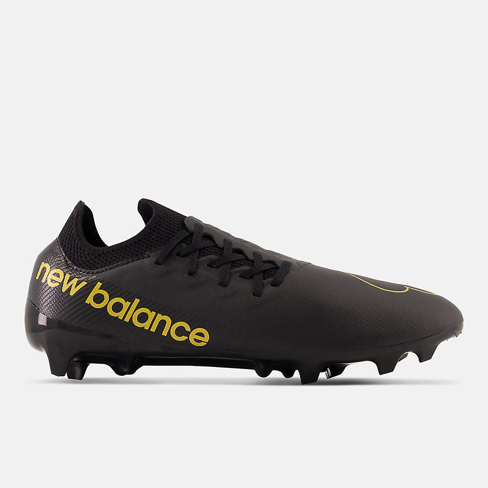 New Balance Furon v7 Destroy FG Shoes Black with Gold